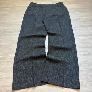 31x28 Gray Wool Flared Pleated 2000s Y2K Dress Pants